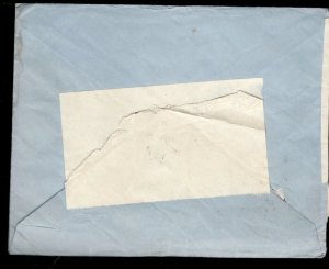 Great Britain 1948 - Paper ration, reused cover - Dorset to Smithers BC CANADA  