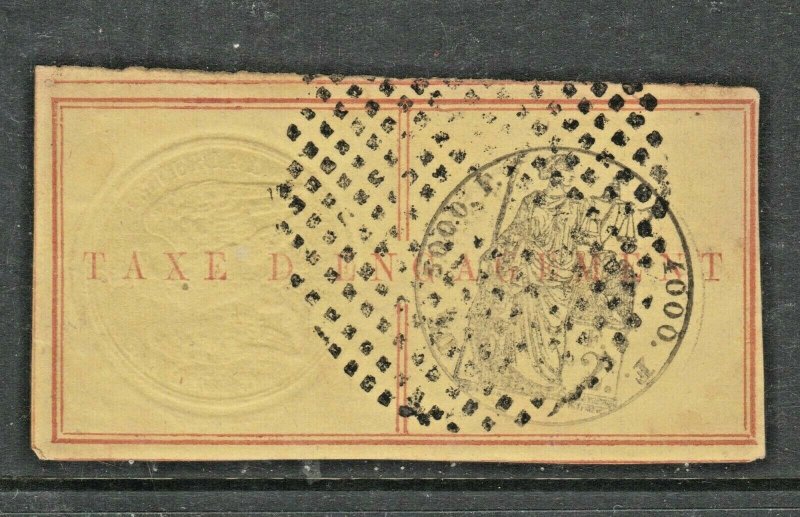 France and Colonies revenue Fiscal stamp 11-18-20 Reunion