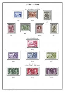 Provinces of  Canada 1851-1949 PDF(DIGITAL) STAMP ALBUM PAGES