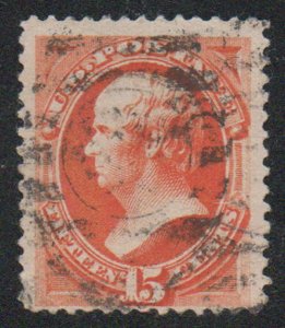 USA #189 F-VF, eye popping color! Retails $27.5