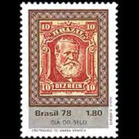 BRAZIL 1978 - Scott# 1566 Stamp Day Set of 1 NH