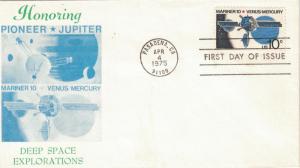 Scott 1557 - Deep Space Explorations. Cover.  #02 1557FDC