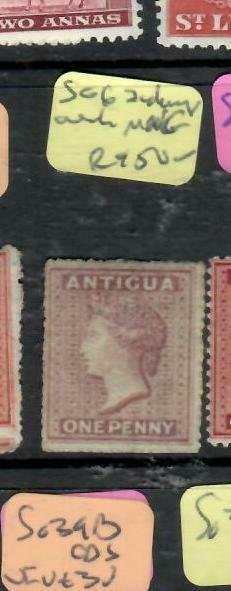 ANTIGUA  (P1407B)  QV  1D  SG 6  SIDEWAYS WMK      MNG