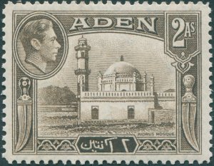 Aden 1939 2a sepia SG20 unused