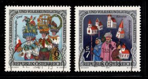 Austria 2000  Scott #1805-6 used