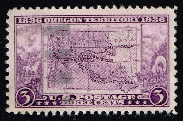 US #783 Oregon Territory Centenary; Used (0.25)