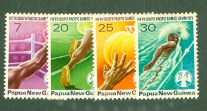 PAPUA NEW GUINEA 419-22 MH BIN $2.00