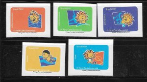 Brazil 2007 Pan American Games Rio Self-Adhesive Sc 3004-3008 MNH A1576