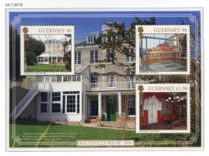 Guernsey 2019 Residential Houses Mini Sheet SGMS1793 Unmounted Mint