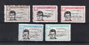 GUERNSEY-SARK JFK SET UNMOUNTED MINT