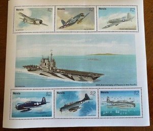 Nevis 1995 - Peace in the Pacific - Sheet of six - MNH