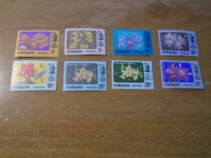 Malaysia  Kelantan  #  105-11  MNH   Flowers