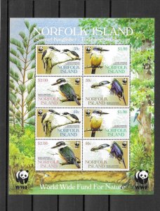 NORFOLK ISLAND 2004 WWF SG MS 898 MNH Cat £16