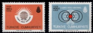 TURKEY Scott B158-B159 MNH** 1977 semi-postal set