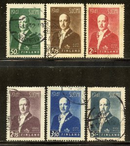 Finland # 233-38, Used