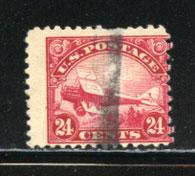 U.S. - Scott #C6, Used, Cat. $30.00