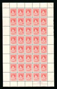 Nauru Stamps 1937 Full Sheets SG44-SG47 Sc 35 - 38 MNH Sheets of 40