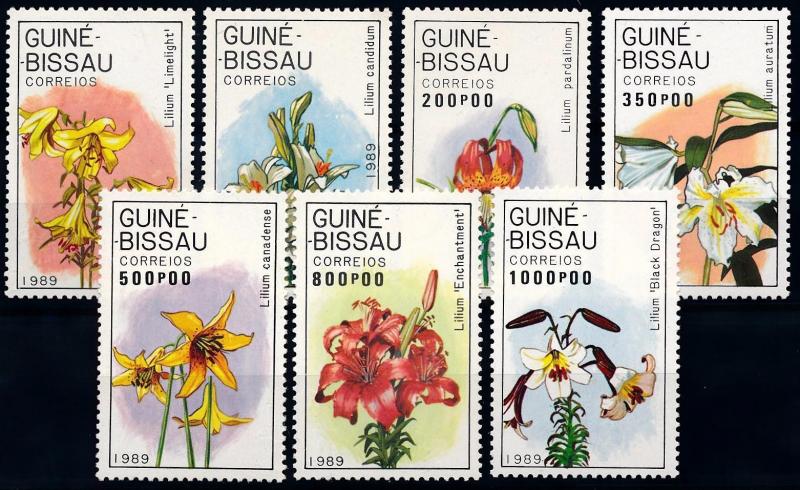 [67318] Guinea Bissau 1989 Flora Flowers Blumen  MNH