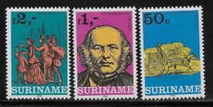 SURINAM SC# 549-51 FVF/MNH 1980