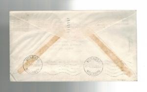 1925 USS Los Angeles Lakehurst NJ USA to Hamilton Bermuda Cover Zeppelin