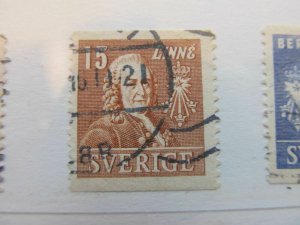 Sweden Sweden 1939 Sverige Sweden 15o perf 121⁄2 fine green used stamp A13P41F6-