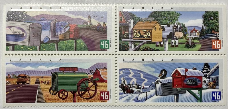 CANADA 2000 #1852a Rural Mailboxes - MNH