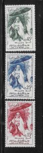 Morocco 1959 50th Birthday King Mohammed V Sc 29-31 MNH A2559