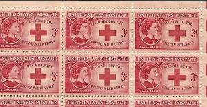 US #967 AMERICAN RED CROSS MINT SHEET OF 50 NEVER HINGED