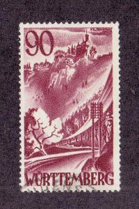 Germany (Wurttemberg) Scott #8N37 Used