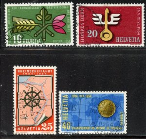 Switzerland #347-50, Used.