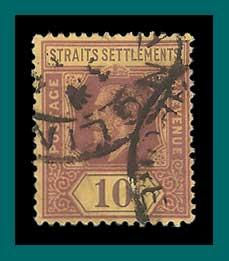 Straits Settlements 1933 George V,10c used  191a,SG231ba