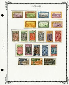 Cameroon Clean 1916 to 1939 Mint & Used Stamp Collection