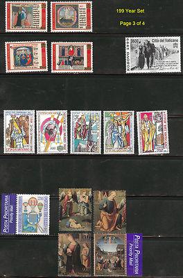 VATICAN MNH** 1999 Year set Scott 1095-1136 See all four ...