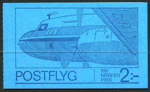 SWEDEN Sc#939a Historic Planes, Complete Booklet MNH