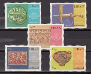 LEBANON - LIBAN MNH SC# C589-C593 ICOM: INTL. ASSOCIATION OF MUSEUMS 