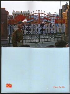 India 2016 Attari Pakistan Border Punjab Military Sikhism Max Cards # 8106