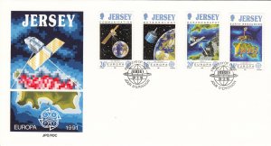 Jersey  1991 Europa on FDC