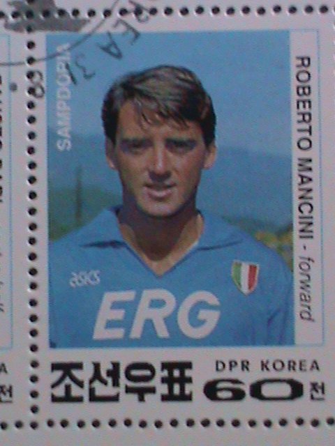 ​KOREA-1992-SC#3125 SAMPDORIA ITALIAN CHAMPIONSHIP 1991- CTO SHEET VERY FINE