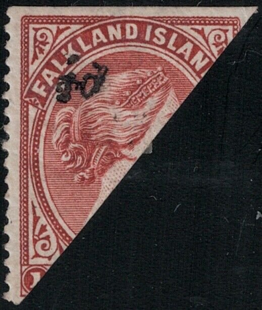 Falkland Islands SC 19E Mint 1891 SCV$ 825.00