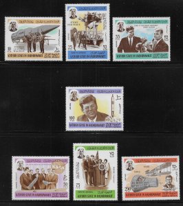 Kathiri State of Hadhramaut Michel 166A-172A Kennedy MNH c.v. 7.50