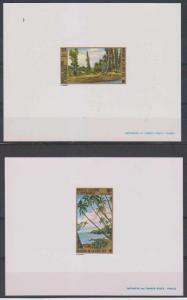 FRANCE NEW CALEDONIA Sc C96-C97 DE LUXE DIE PROOFS 