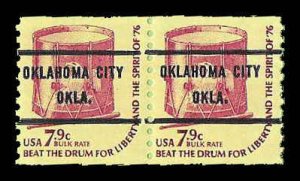 PCBstamps  US #1615a Coil Pair(=) 15.8c(2x7.9c) Drum, MNH, (33)