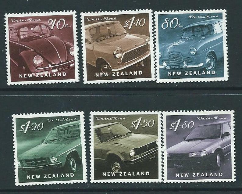 NEW ZEALAND SG2329/34 2000 ON THE ROAD MTD MINT