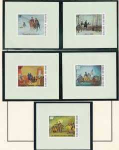 Burkina Faso # 365-367, C209-210, American Bicentennial, Mini Sheets, Mint NH