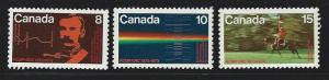 Canada MNH Scott cat.# 612 - 614