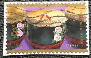 US #4846 Used Single on Paper Chinese New Year Year of the Horse SCV $.25