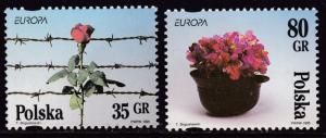 Poland 1995 EUROPA Issue  Hope Out of Despair of War  VF/NH