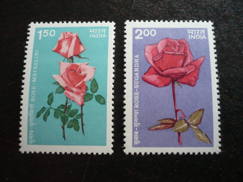 Stamps - India - Scott# 1073-1074 - Mint Never Hinged Set of 2 Stamps