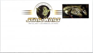 FDC 2007 SC #4143 No Cachet / Millenium Falcon - Los Angeles CA - Single - J1244