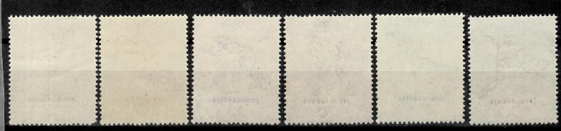 Yugoslavia 1952 ☀ Olympic Games in Helsinki Mi#698-703 ☀ MNH